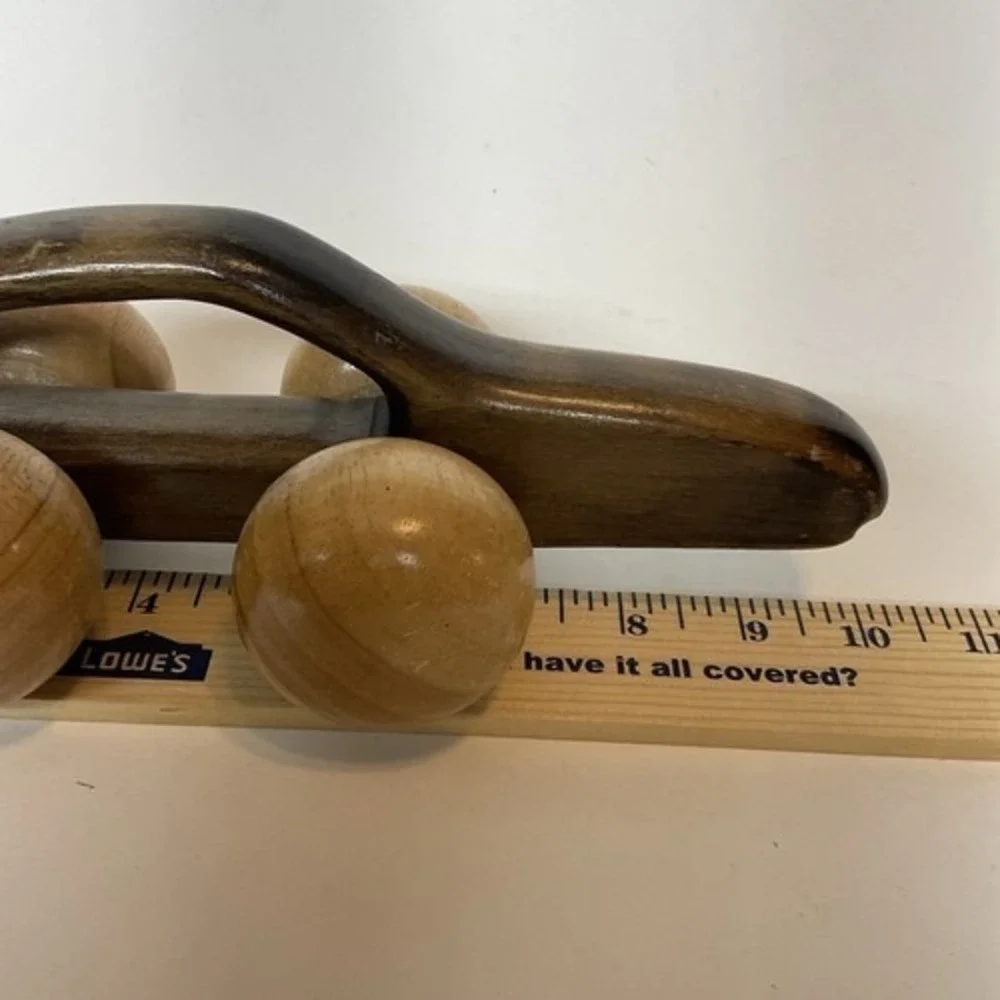 VTG Datsun 300ZX Handmade Solid Wood Back Massager/Kids Rolling Toy L10